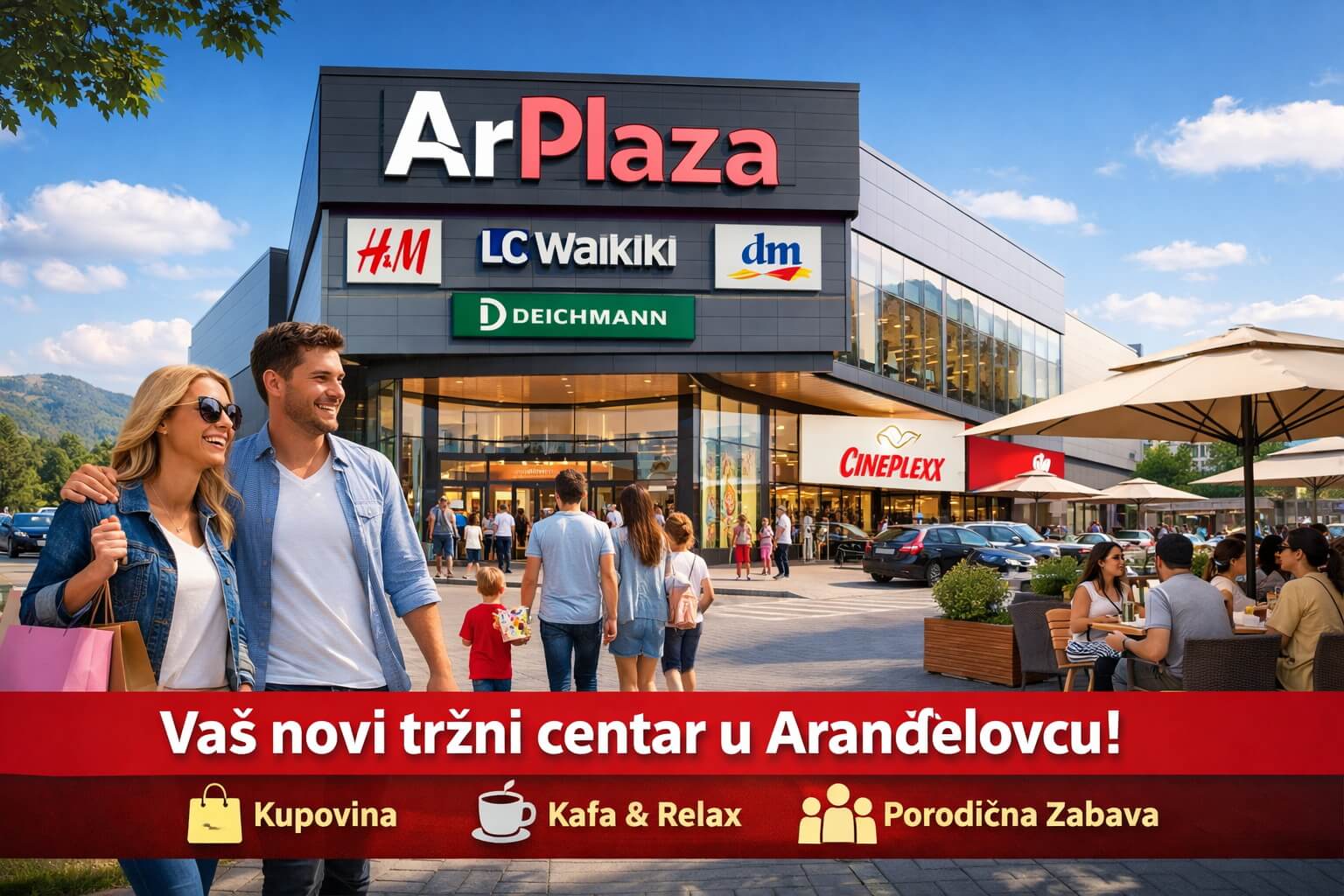 ArPlaza – novi tržni centar u Aranđelovcu: sve što treba da znaš pre posete